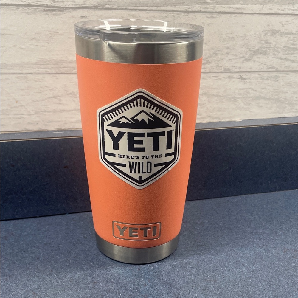 Yeti Wild Series Orange /peach Tumbler